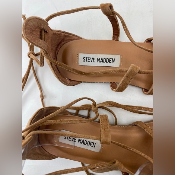 Steve Madden Swizzle Lace up Flat Sandals size 8.5 Womens - Picture 11 of 15